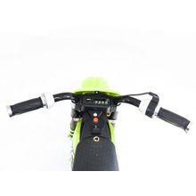 Детский кроссовый электромотоцикл Qike TD Green 6V - QK-3058-GREEN