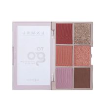LAMEL Набор теней для век To Go Eyeshadow Palette