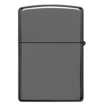 Зажигалка черная глянцевая Zippo Elephant Fancy Fill Design с покрытием Black Ice