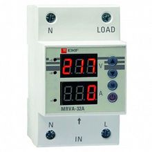 Реле напряжения и тока с дисплеем |  код. MRVA-32A |  EKF