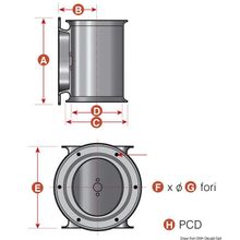 Osculati Lewmar tunnel for stern thruster Ø 300 mm, 02.043.04