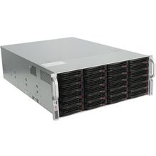 Платформа SuperMicro 4U 6048R-E1CR24N (LGA2011-3, C612, 1xPCI-E, SVGA, SAS   SATA RAID, 24xHS SAS   SATA, 4x10GbL, 24DDR4, 920W HS)