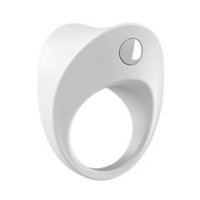 Эрекционное кольцо закругленное белое OVO 11