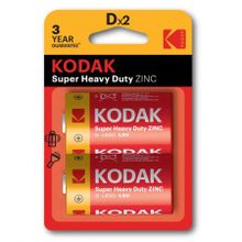 Батарейка D KODAK Super Heavy Duty R20 2BL, 2шт, блистер (KDHZ-2)