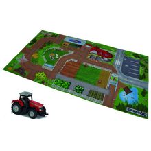 Игровой набор MAJORETTE 2056413 Коврик Creatix Farm, 1 машинка