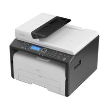 Аппарат ricoh le sp 277sfnwx, a4, 128Мб, 23стр мин, gdi, adf35, факс, lan, wifi, nfc, старт.картридж 2600стр (МФУ) (408159)