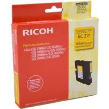 RICOH GC 21Y картридж желтый для GX 3000S, 3000SF, 3050SFN, 2500, 3000, 3050N, 5050N, 7000 (1000 стр) 405535