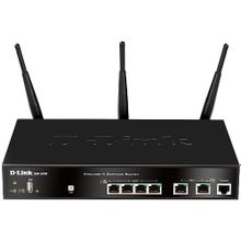 Беспроводной межсетевой экран D-Link DSR-500N с поддержкой VPN, 802.11n, с 2 портами WAN, 4 портами LAN 10 100 1000Base-TX