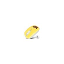 Мышь Crown CMM-923W Yellow USB, желтый