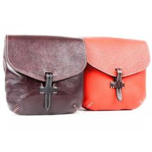 Кожаная сумочка через плечо Пола сиреневая