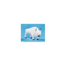 Сувенир из меха «Бык стоящий». Цвет: белый