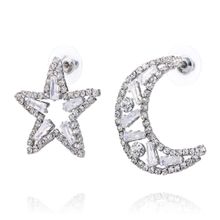 Серьги-гвоздики "Звезда и полумесяц" (арт. 79222-1)