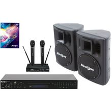 Madboy КОМПЛЕКТ АКТИВНЫЙ -5- для караоке + 5 масок знаменитостей