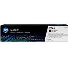 HP 126A, CE310AD тонер-картридж чёрный для CLJ CP1025, M175, M275 (CE310A, 2 шт x 1200 стр)