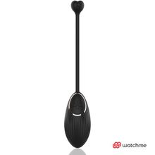 Черное виброяйцо с пультом-часами Anne s Desire Vibro Egg Wireless Watchme