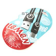 Data кабель USB Remax Lemen RC-101m Micro черный 100см