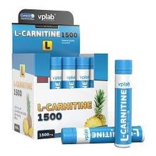 Л-карнитин VP Laboratory L-Carnitine 1500 (ананас) 20 ампул x 25 мл