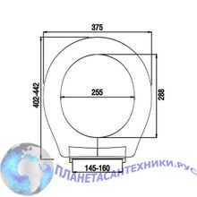 Сиденье для унитаза Milardo 010PP00M31 полипропилен