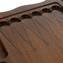 Нарды резные "Корона" с ручкой