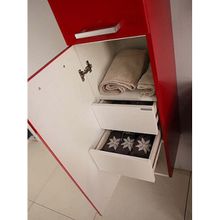 Шкаф-пенал Акватон Мадрид бордо