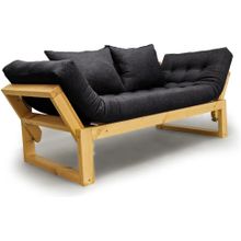 Смарт Кушетка Амбер черный сосна