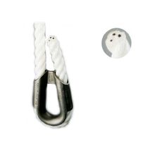 FSE Robline Трос якорный белый с гальваническим коушем FSE Robline Buoy Mooring Line 5228 24 мм