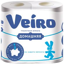 Veiro Домашняя 4 рулона в упаковке 2 слоя