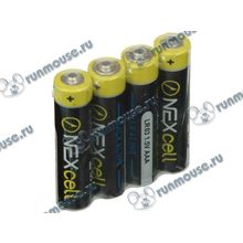 Батарейка NEXcell 1.5В AAA, Alkaline (4шт. уп.) (oem) [141559]