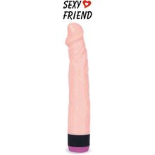 Bior toys Телесный вибратор-реалистик Sexy Friend - 22,5 см. (телесный)