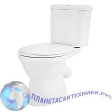 Унитаз напольный Santek Бореаль с сиденьем дюропласт Soft-close, антивсплеск