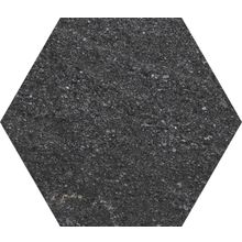 Codicer Basalt Hex 25 Black Hexagonal 22x25 см