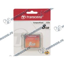 Карта памяти 8ГБ Transcend "Ultra Speed CompactFlash TS8GCF133" CompactFlash 133x [67239]