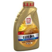 LUKOIL 10w-40 Люкс Турбo Дизель 1л (Полусинт. Мотор. Масло)