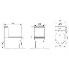 Сливной бачок Aquanet Roll-C-1 CL-12249B-1