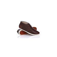 Кеды зимние Fred Perry Byron Mid Leather Dark Chocolate