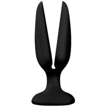 Чёрная пробка-бутон MENZSTUFF FLOWER BUTT PLUG 6INCH - 15 см. Черный