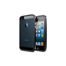 Защитный чехол SGP Spigen Case Neo Hybrid EX Vivid Series Soul Black (Чёрный цвет) для iPhone 5