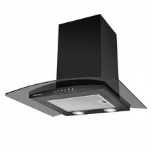 Каминная вытяжка Maunfeld Ancona Plus С 60 чёрный тёмное стекло