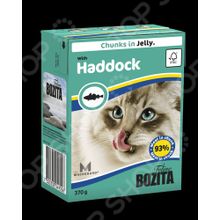 Bozita Chunks in Jelly with Haddock