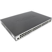 Коммутатор  D-Link  DES-3200-52  Switch 52 port (48UTP 10 100Mbps + 2UTP  1000BASE-T+ 2Combo 1000BASE-T SFP)