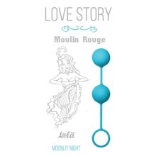 Lola toys Голубые вагинальные шарики Love Story Moulin Rouge (голубой)