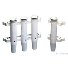 Osculati Rod holder bulkhead mounting white nylon 3 rods, 41.171.00