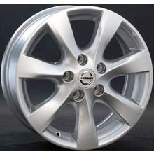Replica Nissan (NS72)  6.5x16 5x114.3 D66.1 ET45 серебристый
