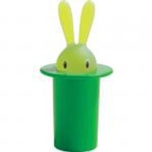 Alessi Футляр для зубочисток Magic bunny зеленый арт. ASG16 GR