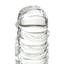 Стеклянный прозрачный фаллоимитатор Sexus Glass - 21 см. прозрачный