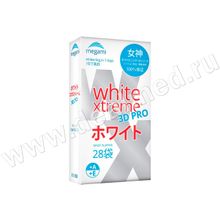 Отбеливающие полоски Megami White Xtreme 3D PRO для чувствительных зубов, Япония