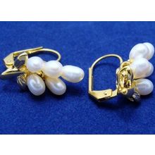 Серьги с жемчугом "Каштан"