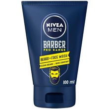 Нивея Men Barber Pro Range Beard+Face Wash 100 мл
