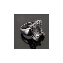 Кольцо "Мечта", классическая Багетты, b33700-00, с кристаллами Сваровски