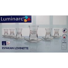 Чайный сервиз Luminarc SODO ESTAKAN LOVINETTE 120 мл 6 персон L4381